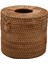 2x Yuvarlak Rattan Doku Kutusu Vine Rulo Tutucu Kapak Dispenseri Barthroom Ev Otel ve Ofis Için (Yurt Dışından) 4