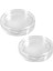 20 Pcs Küçük Yuvarlak Şeffaf Plastik Para Kapsülleri Kutusu 24MM (Yurt Dışından) 1
