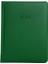 2026 - 14X20 Günlük Termo Deri Ajanda - Yeşil 1