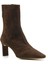 Vony Kahve Süet Kadın Topuklu Bot 2