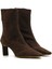 Vony Kahve Süet Kadın Topuklu Bot 3