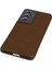 Samsung Galaxy S21 Ultra Kılıf Loop Deri Silikon - Kahverengi 4