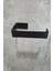 2 Li Set Mat Siyah Metal Kağıt Havlu Askısı ve Tuvalet Kağıtlığı Vida Veya Yapıştırmalı Set 4