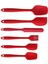 6 Lı Set Yanmaz Yapışmaz Mutfak Pasta Slikon Yumurta Fırçası Kaşık Bıçak Spatula Seti 2