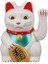 Maneki Neko Şans Kedisi | El Sallayan Japon Şans Kedi Biblo | Feng Shui Bereket ve Para Çekme Figürü 1