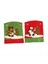 2pcs Noel Sandalye Kapağı Slipcovers Dekorasyon Streç Sandalye Arka Arkaya Tatil Sandalye Arka Kapakları Noel (Yurt Dışından) 2
