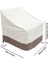 2 Paket Veranda Adirondack Sandalye Kapak 31X3X36 Inç Ağır Hizmet Dış Mekan Sandalyesi Kapak 420D Su Geçirmez Açık Çim Patio Mobilya Kapakları Bej (Yurt Dışından) 1