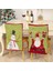 Noel Dekor Noel Sandalye Kapak Yemek Odası Sandalyesi Slipcovers Noel Sandalye Arka Sandalye Kapakları (Yurt Dışından) 2