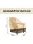 4 Paket Veranda Adirondack Sandalye Kapağı 31X33X36 Inç Ağır Hizmet Tipi Açık Veranda Sandalye Kapağı 420D Su Geçirmez Dış Mekan Bej (Yurt Dışından) 2