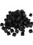 120 Pcs Plastik Kare Tüp Ekler Uç Kartak Kapaklar Siyah 20MM x 20MM ve 25MM x 25MM (Yurt Dışından) 3