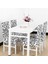 4x Strengy Yemek Sandalyesi Kapak Kısa Sandalye Düğün Restoran Ziyafet Için Yıkanabilir Koruyucu Koltuk Slipcover (Yurt Dışından) 4