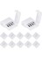 50 Paket 4 Pimli Rgb LED Işık Şerit Konektörleri 8mm Boşluksuz Lehimsiz Adaptör Terminal Uzantısı Smd 3528 LED Şerit (Yurt Dışından) 1