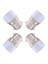 Ac 220V B22 - E14 Taban Soketi Işık Lambası Ampul Adaptör Tutucu 4pcs (Yurt Dışından) 3