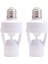 2x Ac 110-220V 360 Derece Pir Indüksiyon Hareket Sensörü Ir Kızılötesi Insan E27 Fiş Soket Anahtarı Baskı LED Ampul Tutucu (Yurt Dışından) 1