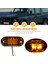 10PCS Amber 2 LED Işık Oval Boşluk Trailer Araba Kamyonu Yan Işaretçi Kuyruk Lambası (Yurt Dışından) 4