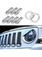 9pcs Ön Izgara Örgü Döşeme+Kafa Işık Kapağı Süslemeleri Jeep Patriot Için 2011-2017 (Yurt Dışından) 4