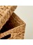 Luna Kapaklı Kare Sepet Naturel (25X25 Cm) 2