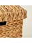 Luna Kapaklı Kare Sepet Naturel (25X25 Cm) 3
