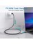 100W Type-C To Type-C USB 3.1 Gen2 10 Gbps 4k@60hz Hızlı Şarj Data ve Görüntü Aktarım Kablosu Örgülü Gn (1 Metre) 3