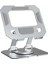 Tablet Standı 360 Derece Dönebilen Tablet Stand Katlanabilir Metal Tablet Tutucu Standı Tablet ve Telefon Tutucu Stant Tablet Tutucu Metal (Metalik Gri) 1