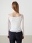 Yeni Sezon Kayık Yaka Dokulu Kadın Bluz 4