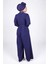 Inci Detaylı Tulum Elbise Indigo MSW19152-2 5
