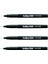 200N Fine Writing Pen Black ( 4 Adet ) 1
