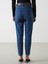 Yeni Sezon Beli Kemerli Mom Fit Kadın Jean Pantolon 4