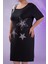 Kadın 1111058 Yıldız Taşlı Abiye Elbise Siyah 4