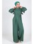 Inci Detaylı Tulum Elbise Zümrüt MSW19152-4 1