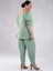Kadın Büyük Beden Önü Patlı Gipeli Yeşil Takım 3
