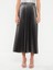 Yeni Sezon Beli Lastikli Düz Pileli Kadın Etek 3