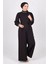 Inci Detaylı Tulum Elbise Siyah MSW19152-1 3