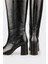 Siyah Deri Kadın Çizme 4