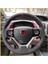 Honda Civic Fb7 Araca Özel Direksiyon Kılıfı (Nokta Nubuk Yüzüklü) 1