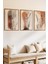 3 Parça Doğanın Sükuneti Konsepli Ahşap Çerçeve Görünümlü Mdf Tablo Seti 2