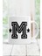 Beyaz M Harfi Baskılı Kupa Bardak 1