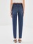 Yeni Sezon Beli Kemerli Mom Fit Kadın Jean Pantolon 4