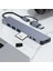 Çoklayıcı Adaptör 8 In 1 Usb/type-C To USB A, USB C Uyumlu Çevirici Adaptör Çok Portlu Çoklayıcı 8in1 USB Hub Titanyum Renk BYL2218TU 3