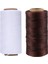 2 Pcs 260M 150D 1mm Deri Dikiş Mumlu Balmumu Iplik El Iğne Kablo Zanaat Diy Yeni Renk Beyaz ve Açık Kahverengi (Yurt Dışından) 1