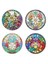 4pcs Dıy Elmas Sanat Boya Placemat Yuvarlak Kaymaz Akrilik Masa Paspasları Masa Dekor B Için (Yurt Dışından) 1