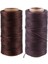 2pcs 260M 150D 1mm Deri Dikiş Mumlu Balmumu Iplik El Iğne Kablosu Zanaat Diy Yeni Açık Kahverengi ve Koyu Kahverengi (Yurt Dışından) 1