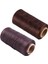 2pcs 260M 150D 1mm Deri Dikiş Mumlu Balmumu Iplik El Iğne Kablosu Zanaat Diy Yeni Açık Kahverengi ve Koyu Kahverengi (Yurt Dışından) 2