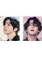 2set Diy Elmas Boyama Bangtan Erkek Sanat Portre Rhinestone Tam Yuvarlak Duvar Resim 30X40 cm V &amp Jung Kook (Yurt Dışından) 1