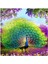 Dıy Boyama Elmas Nakış Yuvarlak Reçine Elmas Çapraz Dikiş Ev Duvar Dekoru 30X30CM Peacock (Yurt Dışından) 1