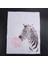Kawaii Hayvan Zebra Nordic Tuval Boyama Sanat Baskı Poster Duvar Resim Odası Dekoru （çevremsiz） 30CM*40CM (Yurt Dışından) 1