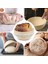 2pcs Ekmek Prova Sepetleri Yuvarlak Rattan Ekmek Kaseleri Ev Fırıncıları Için Astarlarla 23 cm Yapmak (Yurt Dışından) 5