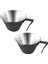 Espresso Saplı Ölçüm Kupası 2 Paket Çift Atış Espresso Bardak Paslanmaz Çelik Espresso Döküm Kupası Siyah (Yurt Dışından) 1