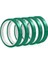 Yüksek Sıcaklık Bant Isıya Dayanıklı Bant Islık Transfer Bandı Süblimasyon Için Kalıntı Yok 10MM x 33M 108FT (Yeşil-5 Rulo) (Yurt Dışından) 1
