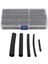 150PCS Tel Siyah Kılıf Seti Isı Büzülme Tüp Sarma Tüpü Isı Büzülme Borusu ile Çeşitli Kneçyalı 3-4-5-6mm 4 x 1 (Yurt Dışından) 4